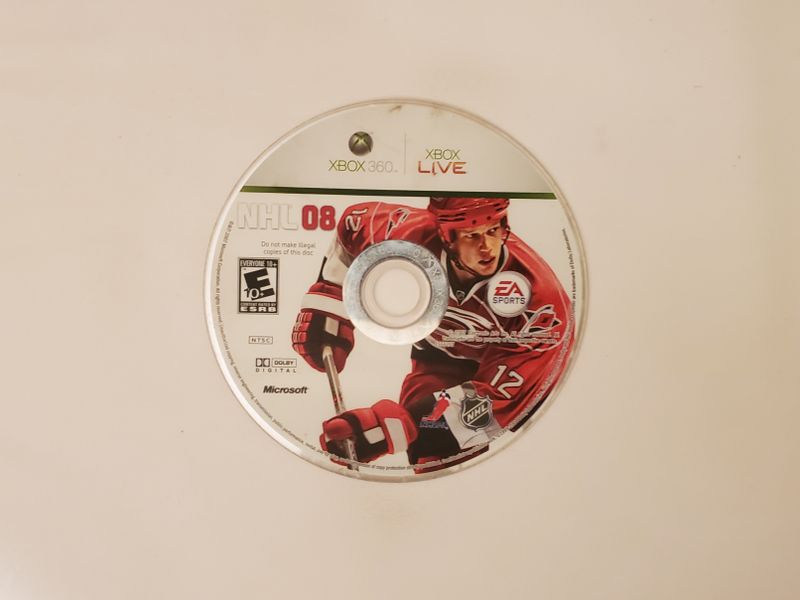 Microsoft Xbox 360 NHL 08 video game