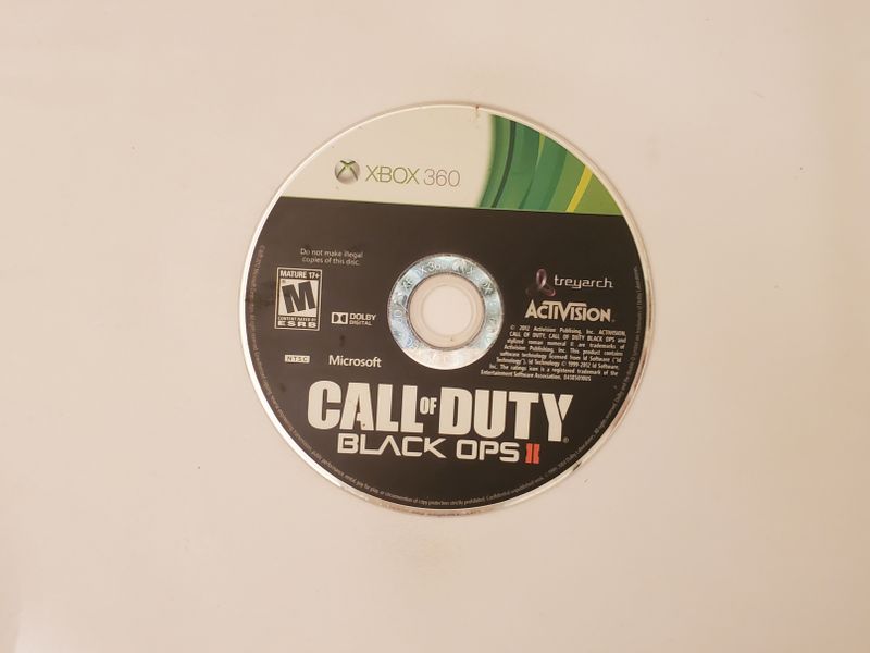 Microsoft Xbox 360 Call of Duty Black Ops II video game