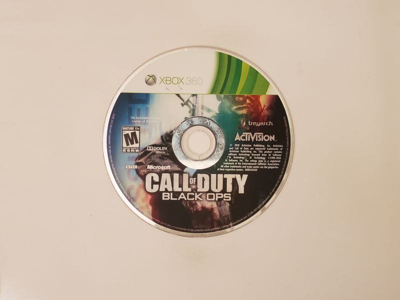 Microsoft Xbox 360 Call of Duty Black Ops video game