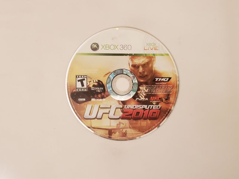 Microsoft Xbox 360 UFC Undisputed 2010 video game