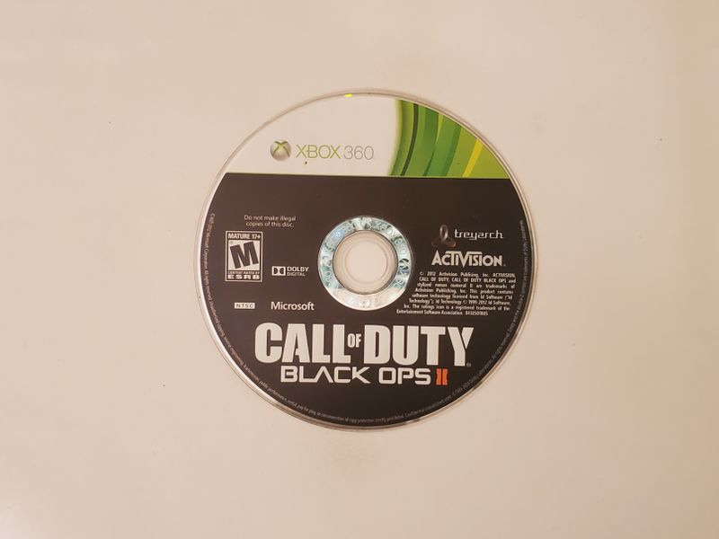 Microsoft Xbox 360 Call of Duty Black Ops II video game