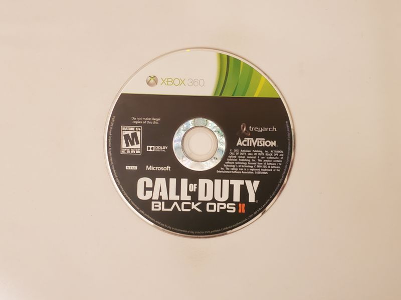 Microsoft Xbox 360 Call of Duty Black Ops II video game