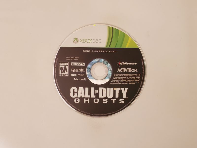 Microsoft Xbox 360 Call of Duty: Ghosts (Disc 2 video game