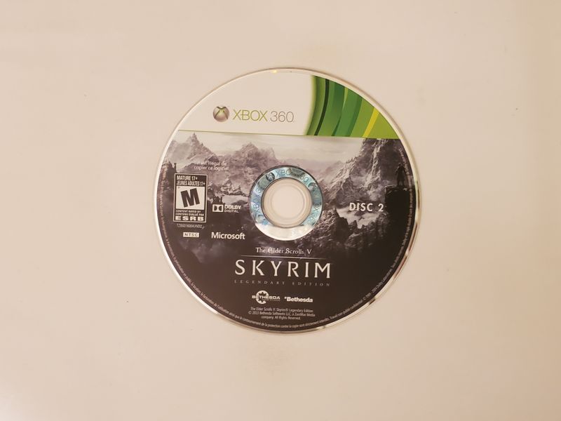 Microsoft Xbox 360 The Elder Scrolls V: Skyrim Legendary Edition (Disc 2) video game