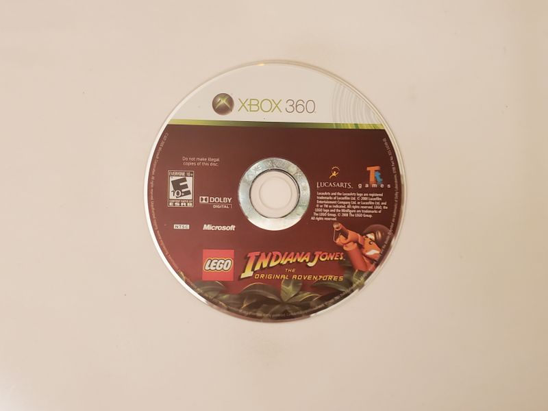 Microsoft Xbox 360 LEGO Indiana Jones The Original Adventures video game
