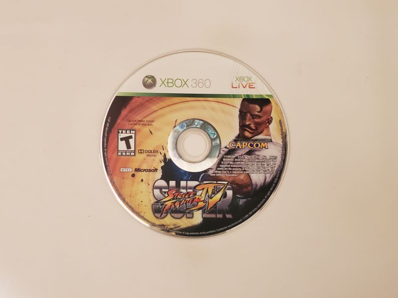 Microsoft Xbox 360 Super Street Fighter IV video game