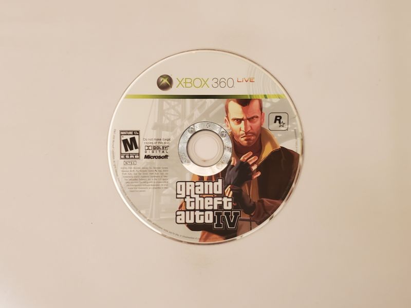 Microsoft Xbox 360 Grand Theft Auto IV video game