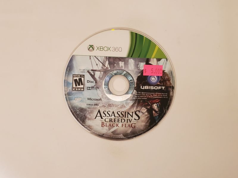 Microsoft Xbox 360 Assassin's Creed IV: Black Flag (Disc 1) video game