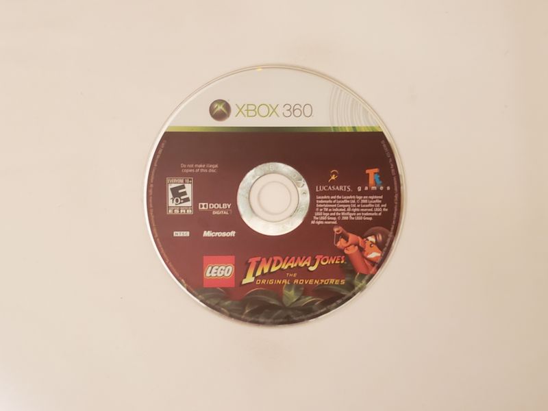 Microsoft Xbox 360 LEGO Indiana Jones The Original Adventures video game