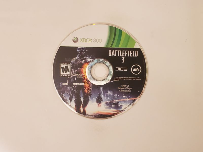 Microsoft Xbox 360 Battlefield 3 (Disc 2: Single Player Campaign) video game