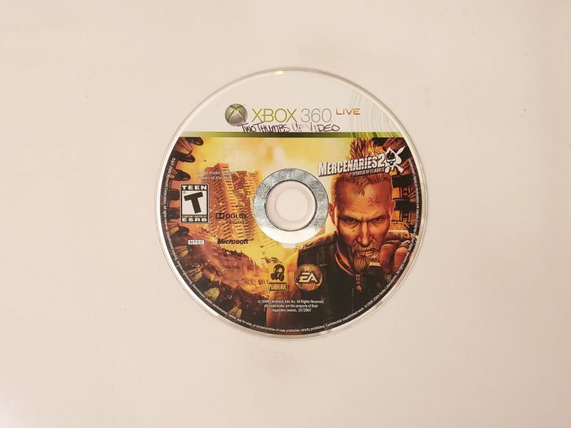 Microsoft Xbox 360 Mercenaries 2 World in Flames video game