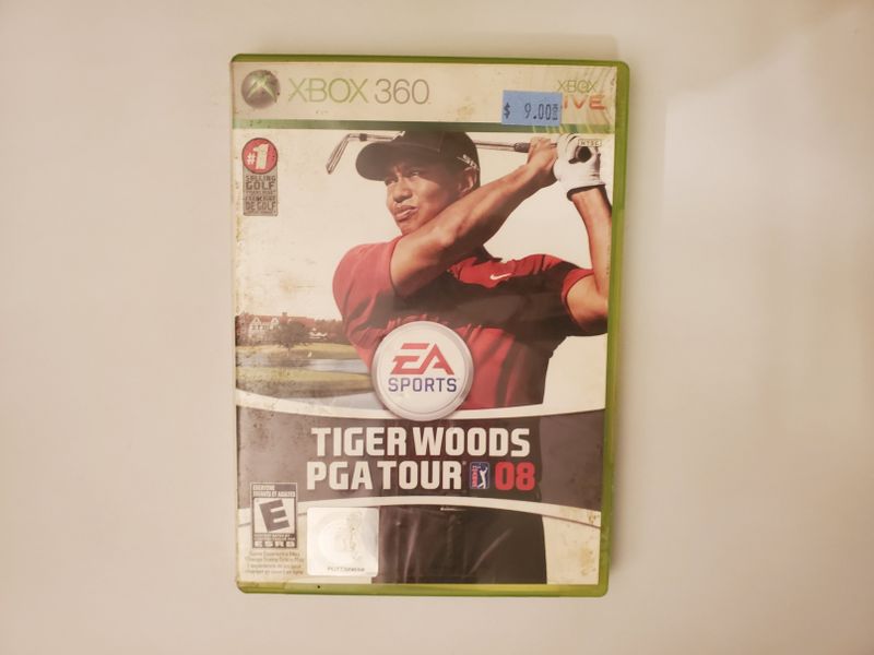 Microsoft Xbox 360 Tiger Woods PGA Tour 08 video game
