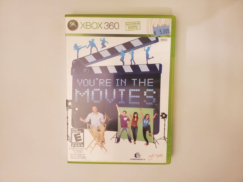 Microsoft Xbox 360 You're In The Movies video game
