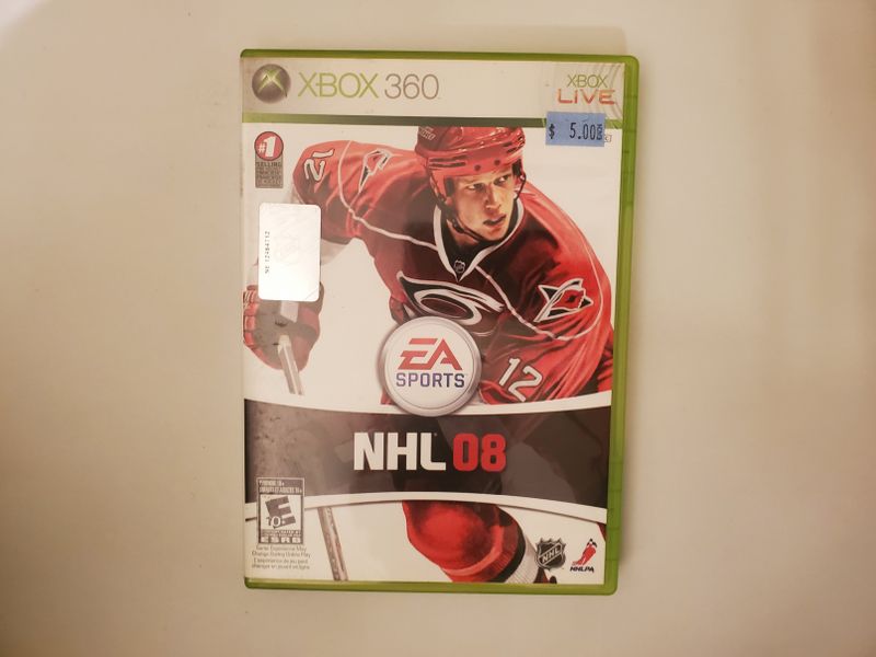 Microsoft Xbox 360 NHL 08 video game