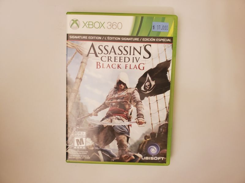 Microsoft Xbox 360 Assassin's Creed IV Black Flag Signature Edition video game