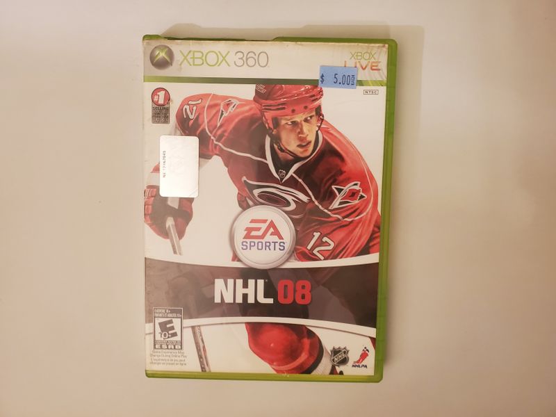 Microsoft Xbox 360 NHL 08 video game