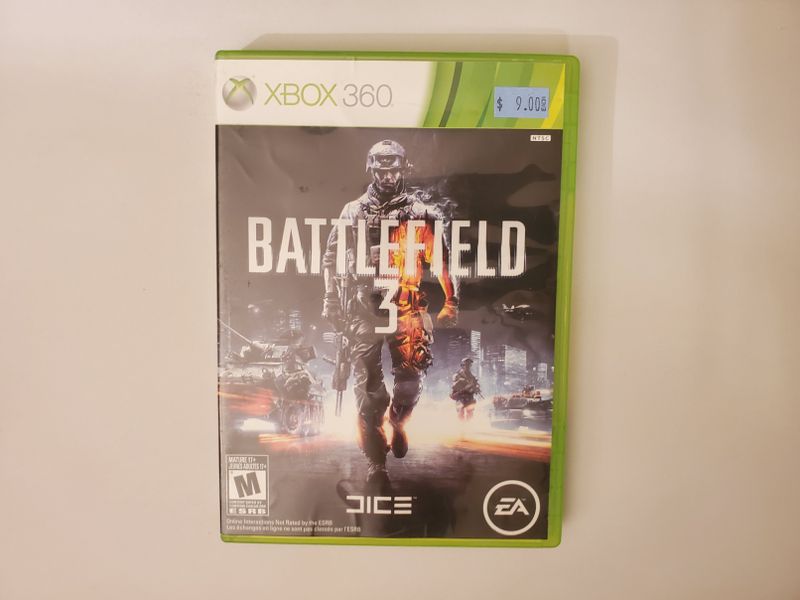 Microsoft Xbox 360 Battlefield 3 video game