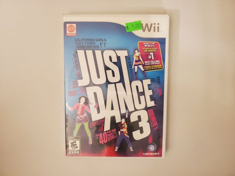 Nintendo Wii Just Dance 3 video game