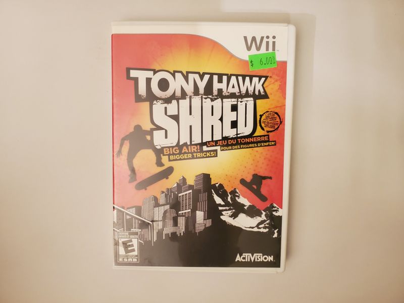 Nintendo Wii Tony Hawk Shred video game
