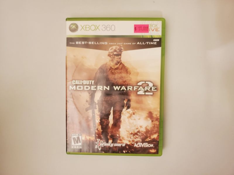 Microsoft Xbox 360 Call of Duty Modern Warfare 2 video game