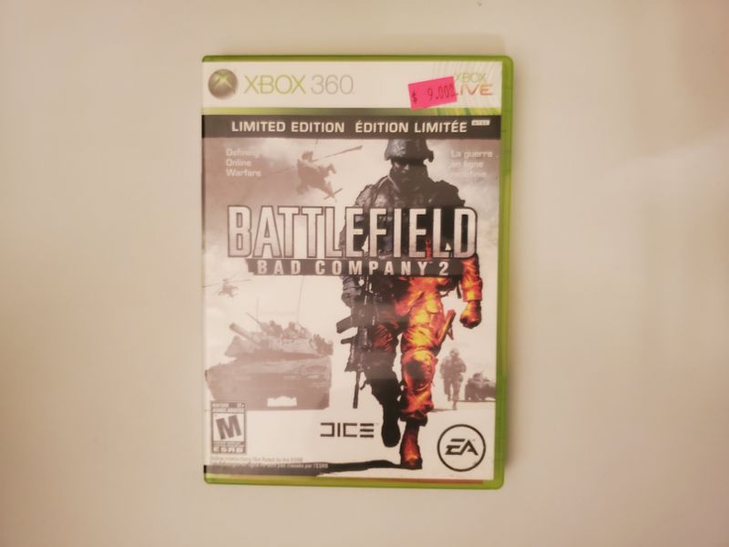 Microsoft Xbox 360 Battlefield Bad Company 2 Limited Edition video game