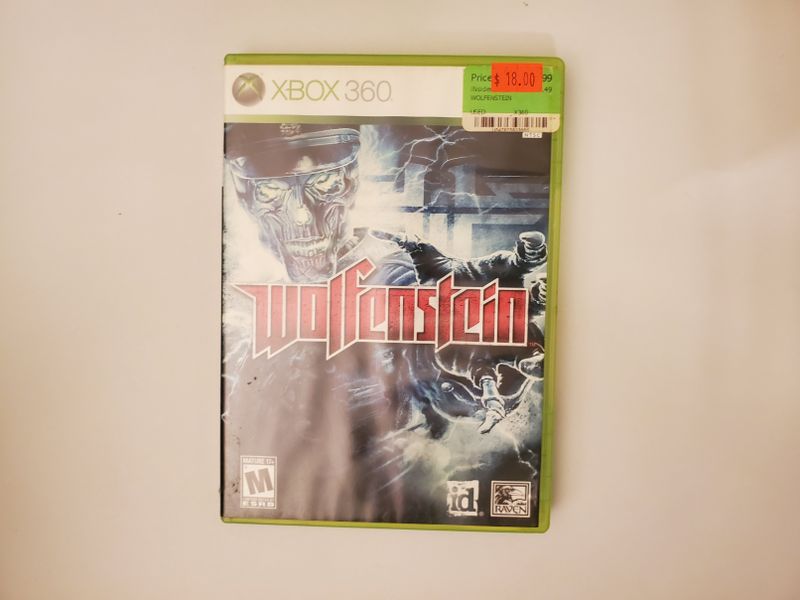 Microsoft Xbox 360 Wolfenstein video game