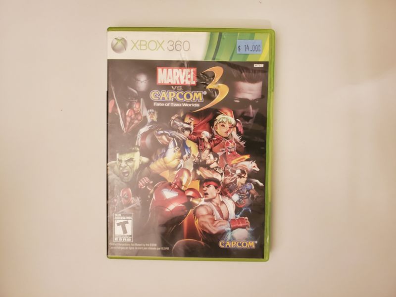Microsoft Xbox 360 Marvel vs. Capcom 3: Fate of Two Worlds video game
