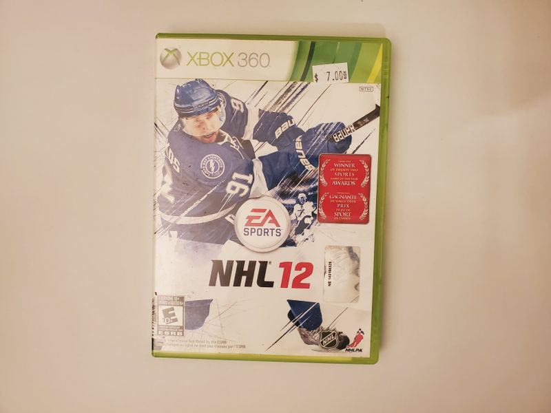 Microsoft Xbox 360 NHL 12 video game