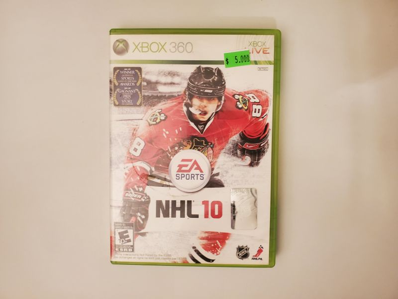Microsoft Xbox 360 NHL 10 video game