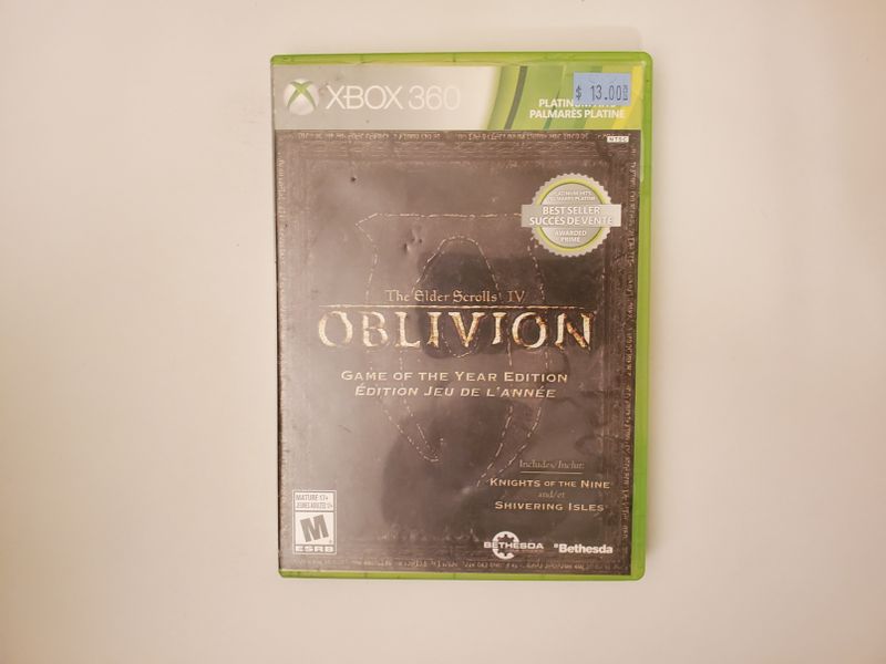 Microsoft Xbox 360 The Elder Scrolls IV: Oblivion - Game of the Year Edition (Platinum Hits) video game