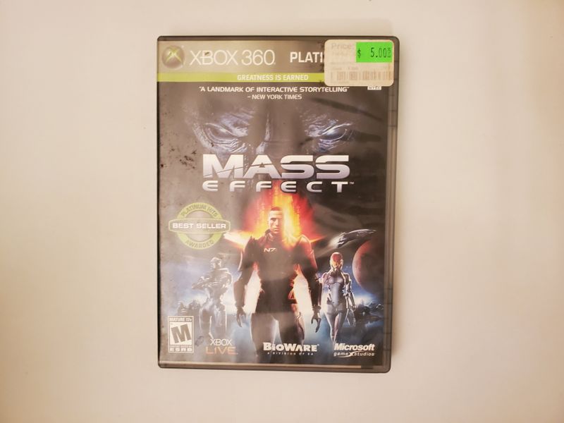 Microsoft Xbox 360 Mass Effect (Platinum Hits, Best Seller) video game