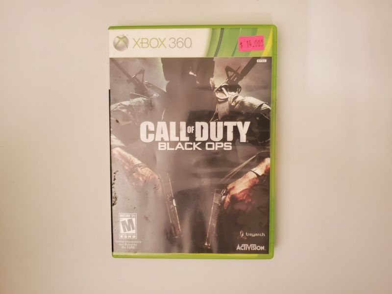 Microsoft Xbox 360 Call of Duty Black Ops video game