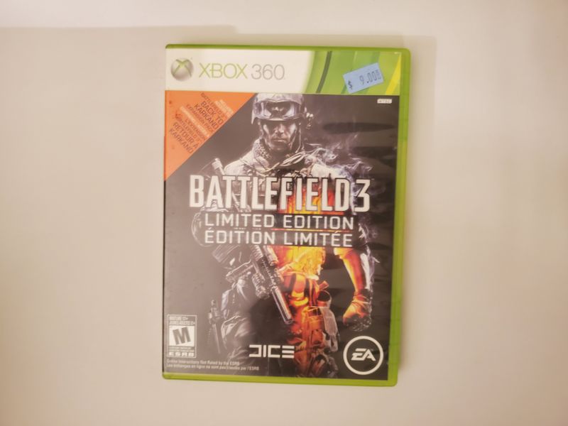 Microsoft Xbox 360 Battlefield 3 Limited Edition video game