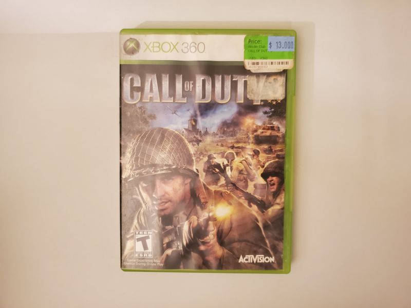 Microsoft Xbox 360 Call of Duty 3 video game