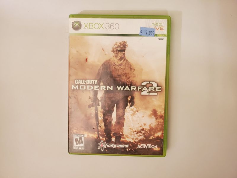 Microsoft Xbox 360 Call of Duty Modern Warfare 2 video game
