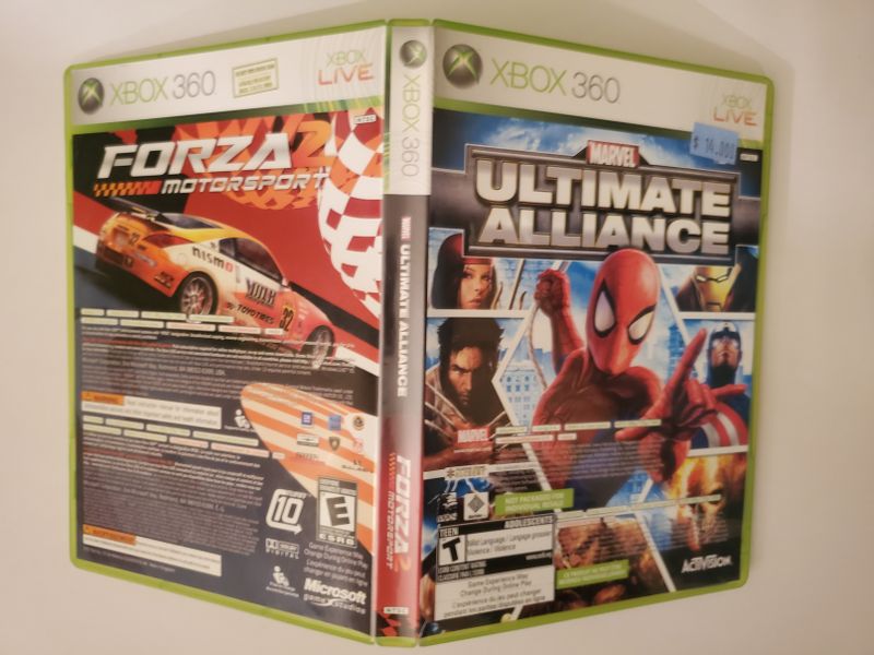 Microsoft Xbox 360 Forza Motorsport 2 / Marvel Ultimate Alliance (Combo Pack) video game