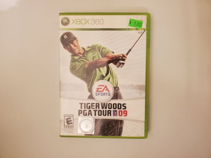 Microsoft Xbox 360 Tiger Woods PGA Tour 09 video game