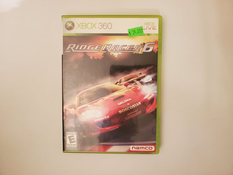 Microsoft Xbox 360 Ridge Racer 6 video game