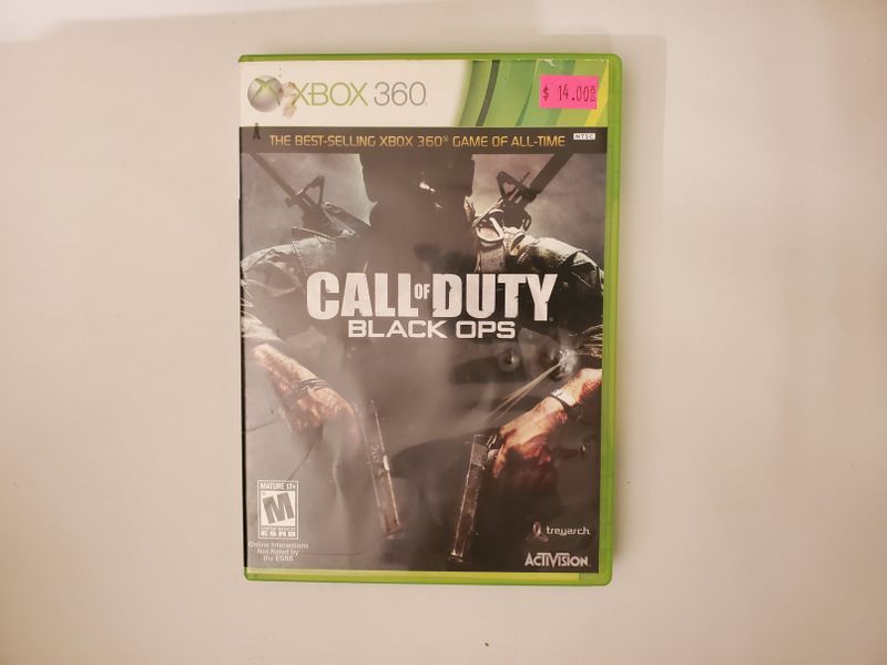 Microsoft Xbox 360 Call of Duty Black Ops video game