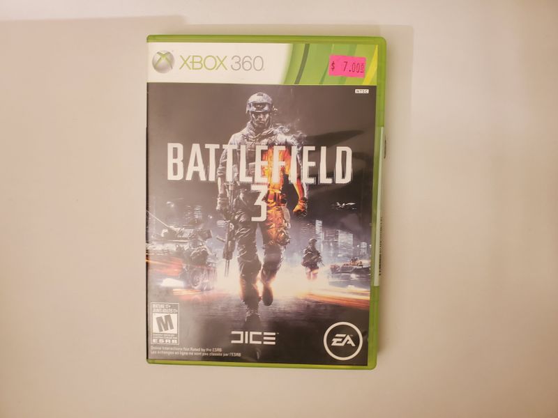 Microsoft Xbox 360 Battlefield 3 video game