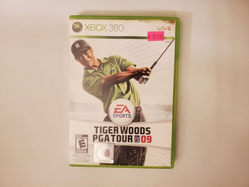 Microsoft Xbox 360 Tiger Woods PGA Tour 09 video game