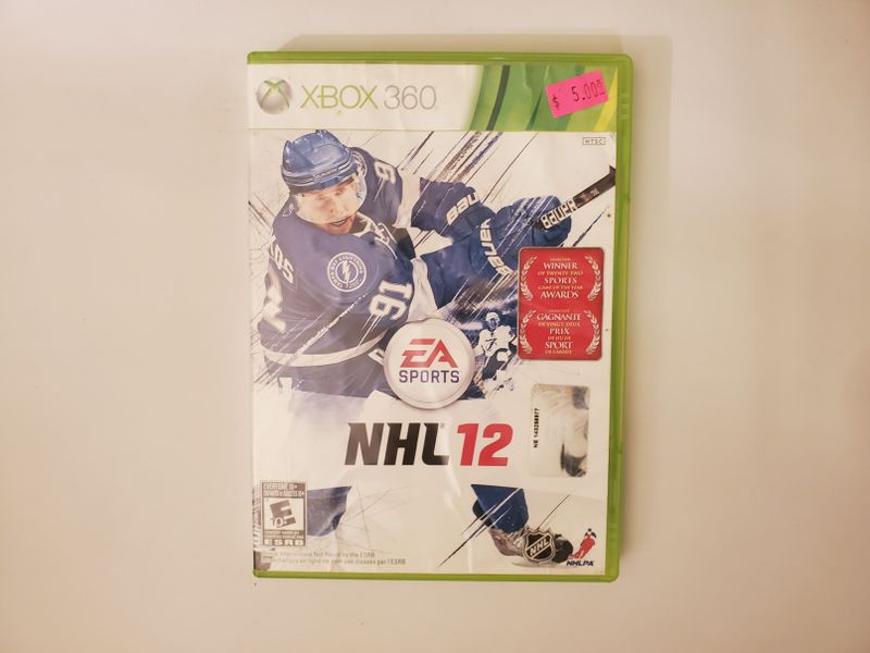 Microsoft Xbox 360 NHL 12 video game