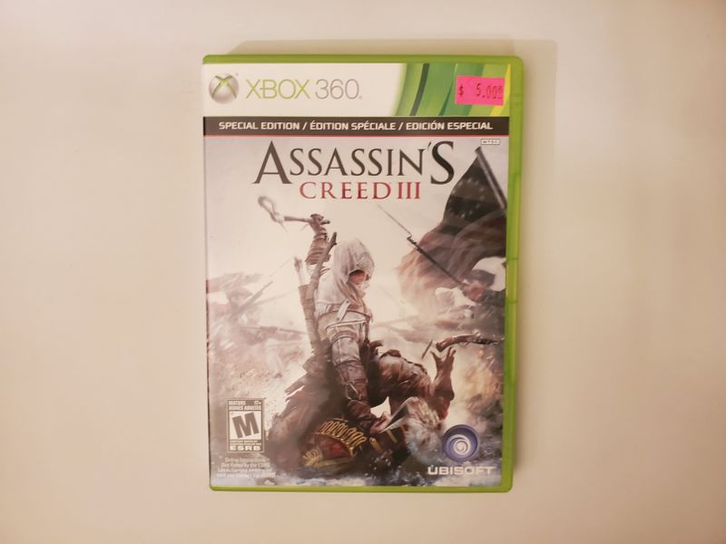 Microsoft Xbox 360 Assassin's Creed III Special Edition video game