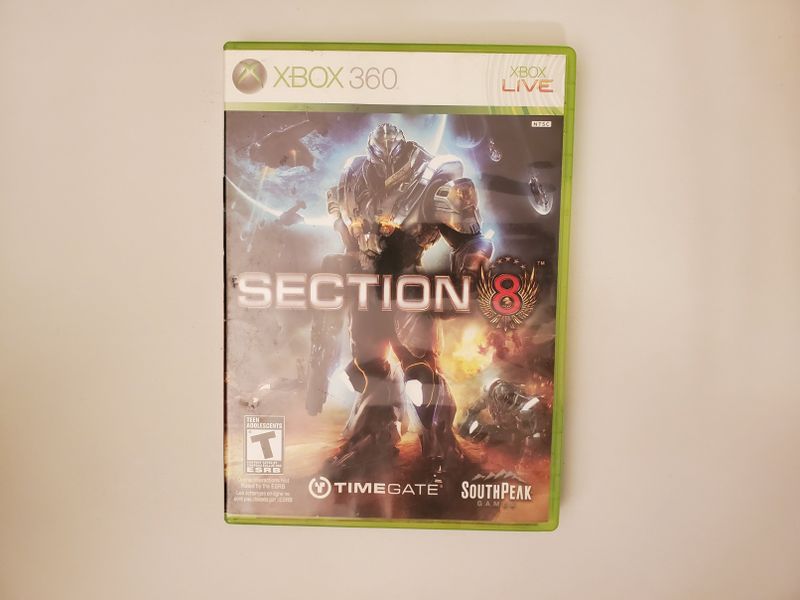 Microsoft Xbox 360 Section 8 video game