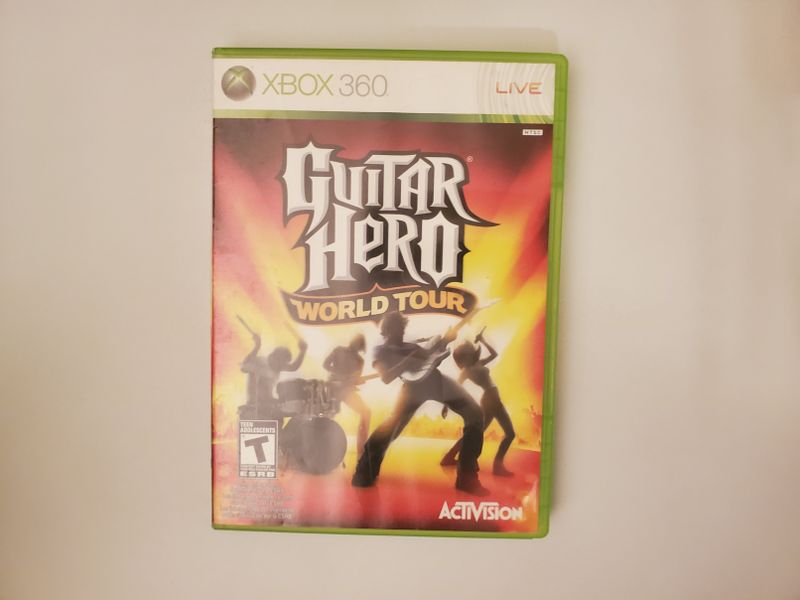 Microsoft Xbox 360 Guitar Hero World Tour video game