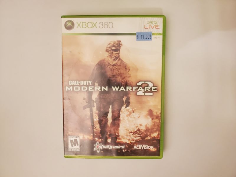 Microsoft Xbox 360 Call of Duty Modern Warfare 2 video game