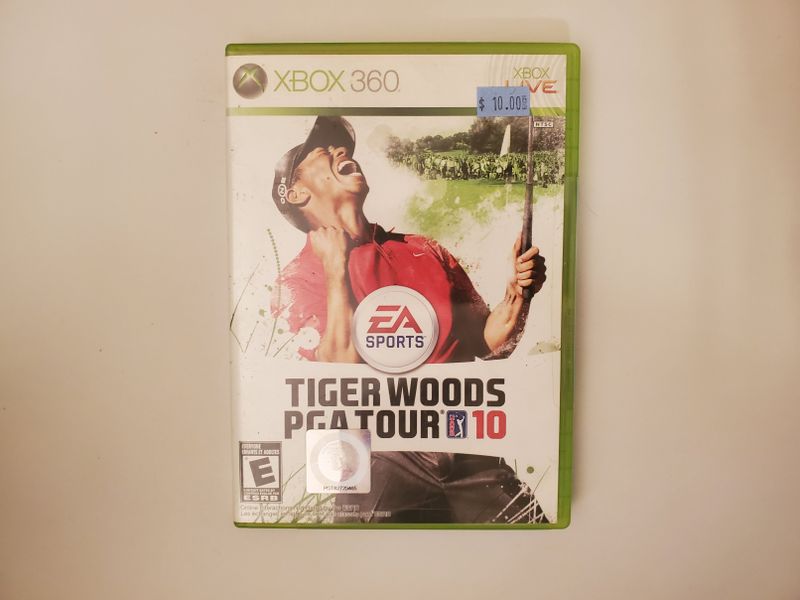 Microsoft Xbox 360 Tiger Woods PGA Tour 10 video game