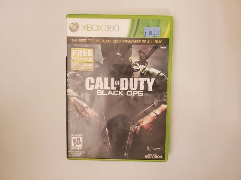 Microsoft Xbox 360 Call of Duty: Black Ops video game
