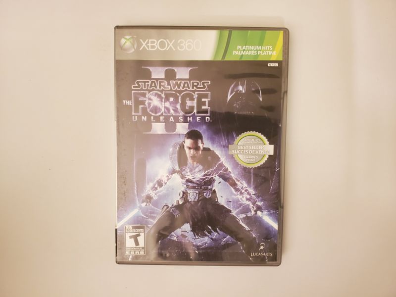 Microsoft Xbox 360 Star Wars The Force Unleashed II Platinum Hits video game