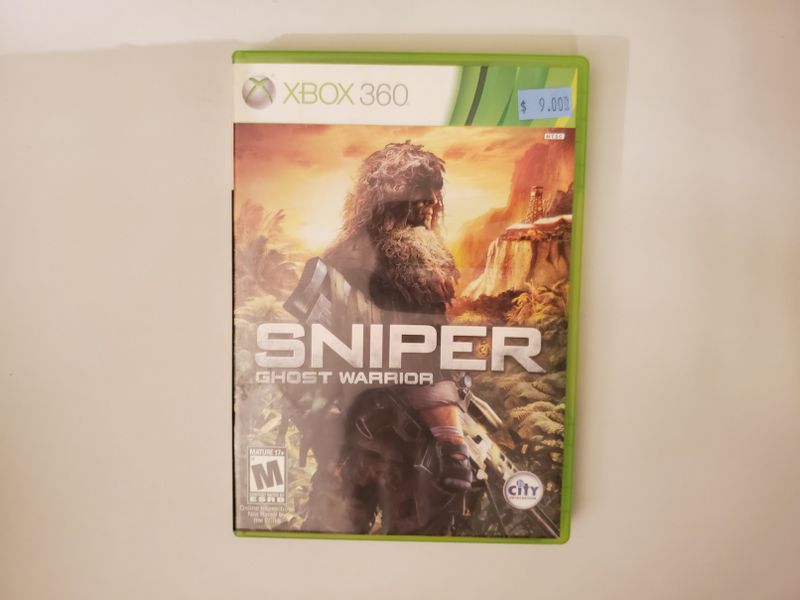 Microsoft Xbox 360 Sniper Ghost Warrior video game